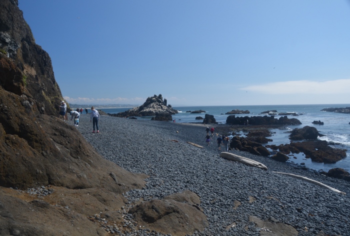 Cobble Beach at the Yaquina Head Lighthouse